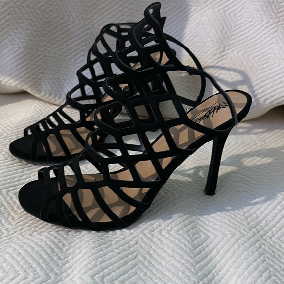 NEW Women’s Mossimo Caged Heel Strappy Gladiator Pumps Heels Size 9 - Picture 3 of 7